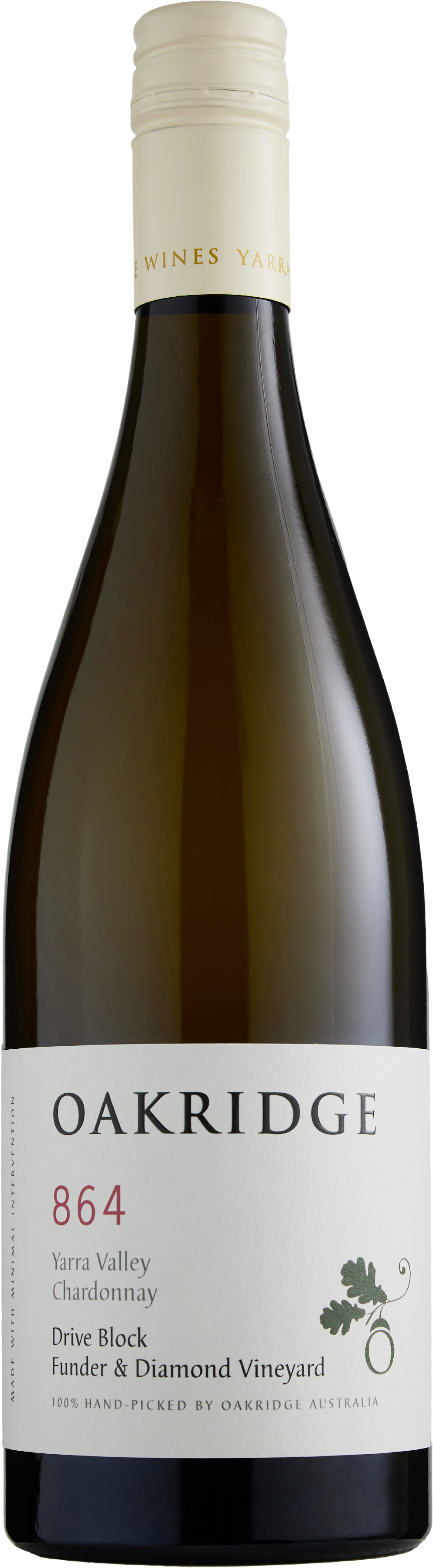 Oakridge Wines 864 Single Block Release Drive Block Funder & Diamond Vineyard Chardonnay 2022